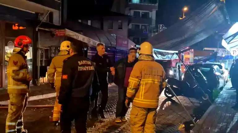Bartın'da Yangın ve İntihar Girişimi
